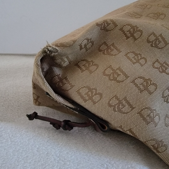 Dooney & Bourke Brown Logo Gretta Slouch Shoulder Bag Purse Vintage - Picture 11 of 16